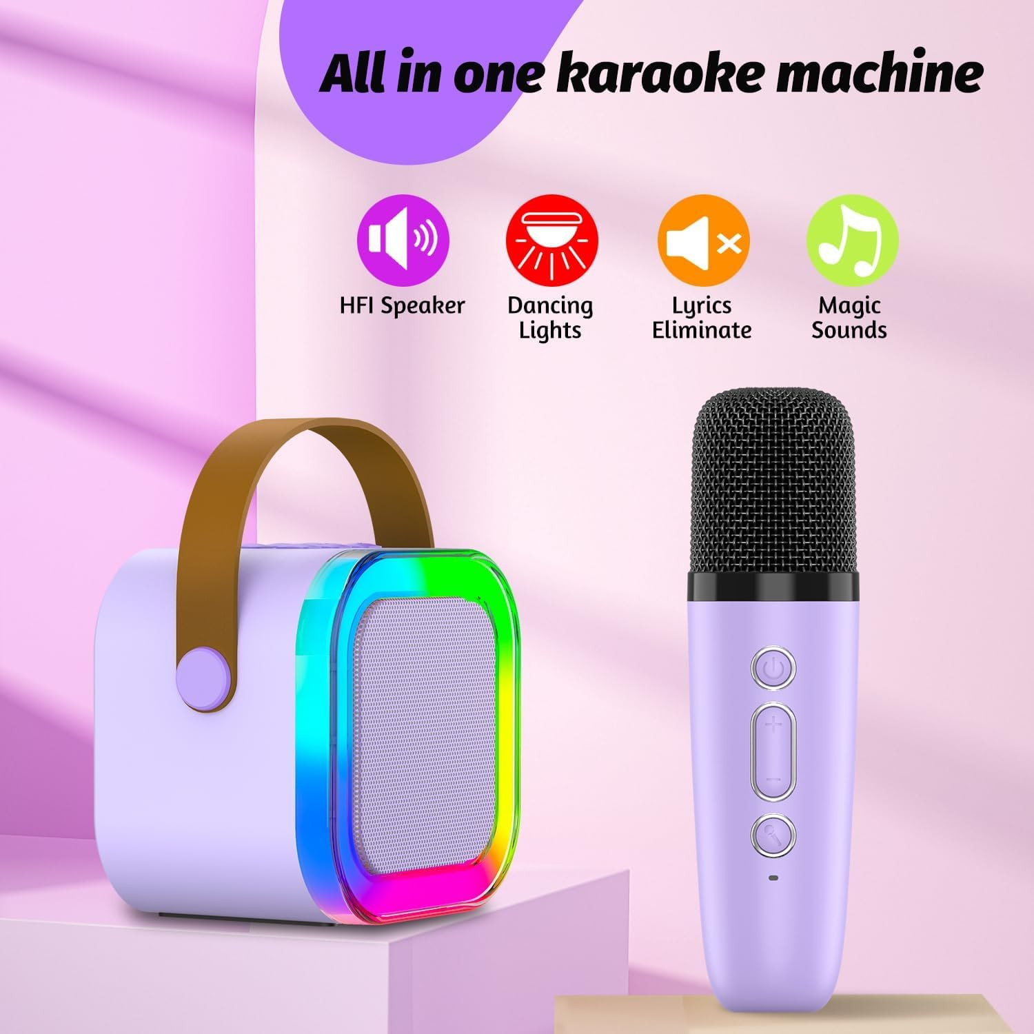 Bluetooth K12 Plus Karaoke Wireless Audio Speaker With 1 Mic
