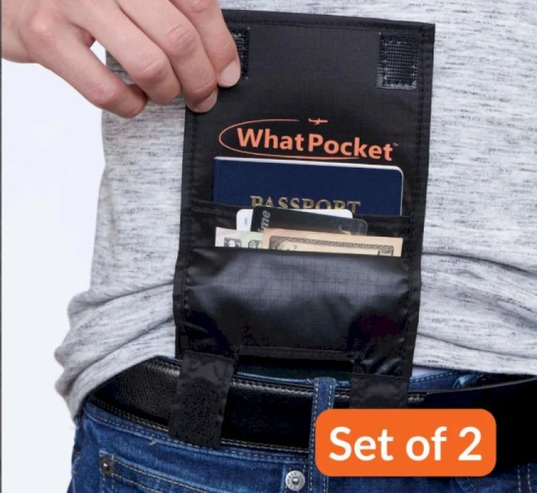 Belt Wallet Hidden Wallet Belt for Travel Anti Theft Money Belt for Men Women