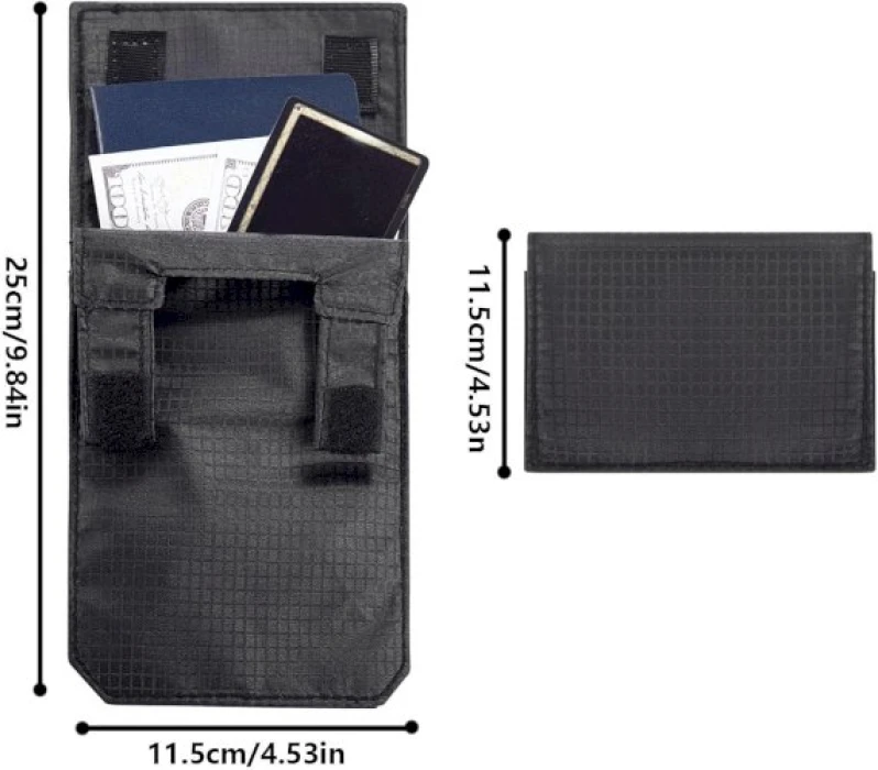 Belt Wallet Hidden Wallet Belt for Travel Anti Theft Money Belt for Men Women