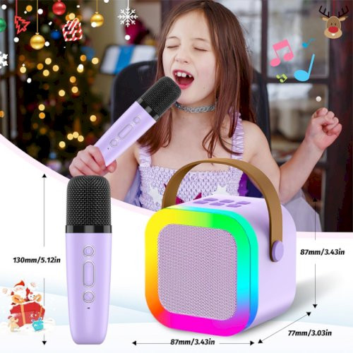 Bluetooth K12 Plus Karaoke Wireless Audio Speaker With 1 Mic